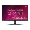 ViewSonic 24" Curved LED Monitor, Black (VX2418C)