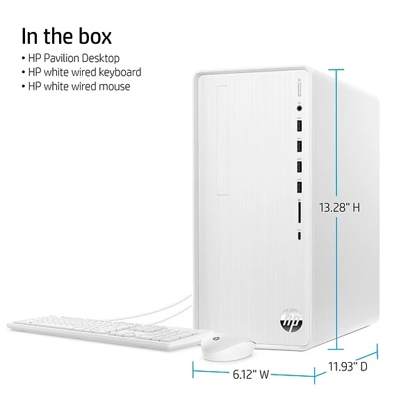 HP Pavilion TP01-3016 Desktop Computer, Intel Core I5-12400, 12GB Memory, 256GB SSD (577M9AA#ABA) 5 HP Pavilion TP01-3016 Desktop Computer, Intel Core I5-12400, 12GB Memory, 256GB SSD (577M9AA#ABA) - Image 5