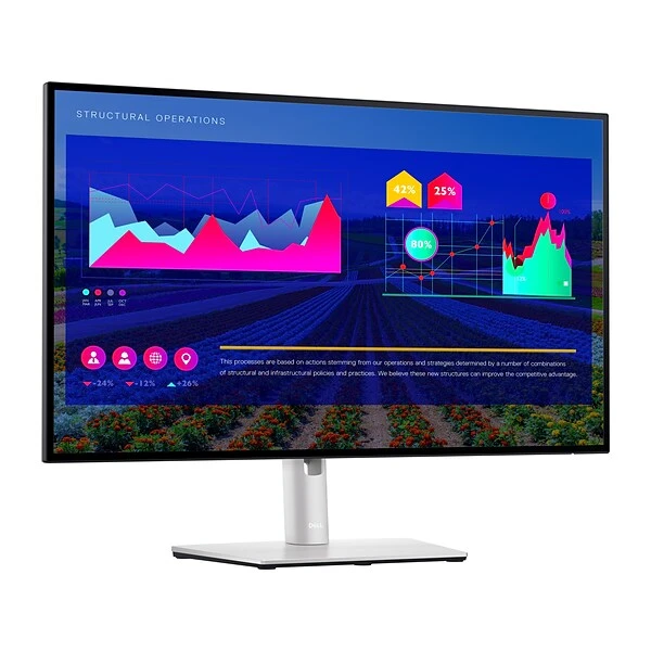 Dell UltraSharp 27" LED Monitor, Black/Silver (DELL-U2722D) 1 Dell UltraSharp 27" LED Monitor, Black/Silver (DELL-U2722D)