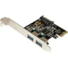 Startech 9.8' 2 Port PCI Express PCIe USB 3.0 Controller Card With SATA Power