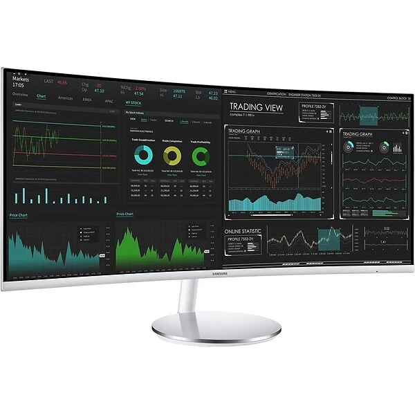 Samsung CJ791 C34J791WTN 34" LCD Monitor, Silver, White (LC34J791WTNXZA) 1 Samsung CJ791 C34J791WTN 34" LCD Monitor, Silver, White (LC34J791WTNXZA)