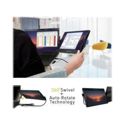 SideTrak Swivel 12.5" LED Portable Monitor, Black (STTL12BL) -LENO Computer Shop sp136743319 s7