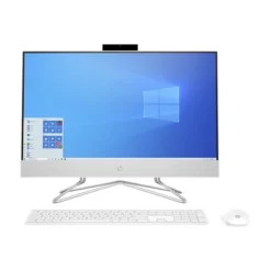 HP 24-df0042ds 9EF13AAR#ABA Refurbished All-in-One Desktop Computer, AMD Athlon Gold, 8GB Memory, 256GB SSD