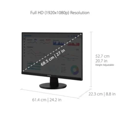 ViewSonic 27" Full HD 1080p 75Hz LED Ergonomics Monitor, Black (VA2747-MHJ) -LENO Computer Shop sp148978679 s7