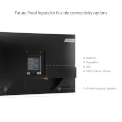 ViewSonic 24" Dual Pack 1080p IPS LED Monitors, Black (VG2448_H2) -LENO Computer Shop sp148978750 s7