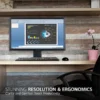 ViewSonic 24" 1080p Ergonomic LED Monitor, Black (VG2449)