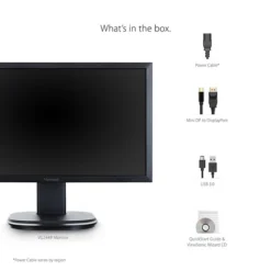 ViewSonic 24" 1080p Ergonomic LED Monitor, Black (VG2449) -LENO Computer Shop sp148978760 s7