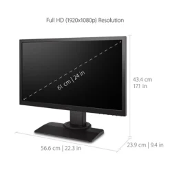 ViewSonic ELITE Gaming 24" 1080p 1ms 144Hz LED Ergonomics Monitor, Black (XG240R) -LENO Computer Shop sp148979078 s7