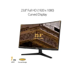 Asus TUF Gaming 23.8" Curved LCD Monitor, Black (VG24VQ1BY) -LENO Computer Shop sp154205143 s7