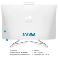 HP 24" All-in-One Desktop Computer, Intel Core I5-1135G7, 16GB Memory, 512GB SSD (1J7Q6AA#ABA) -LENO Computer Shop sp165200193 s7