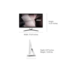 MSI Pro 22XT 10M-484US All-in-One Desktop Computer, Intel Core I3, 8GB Memory, 256GB SSD (PR22XT10M484) -LENO Computer Shop sp168254152 s7