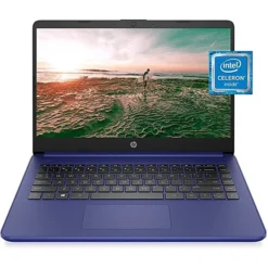HP 14-dq0010nr 14" Laptop, Intel Celeron, 4GB Memory, 64 GB EMMC, Windows 10 (47X74UA#ABA)