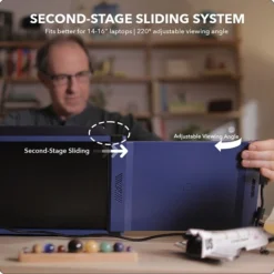 Mobile Pixels DUEX Max 14.1" IPS LCD Slide-Out Display For Laptops, Blue (101-1007P01) -LENO Computer Shop sp174655285 s7