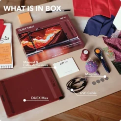 Mobile Pixels DUEX Max 14.1" IPS LCD Slide-Out Display For Laptops, Red (101-1007P03) -LENO Computer Shop sp174655299 s7