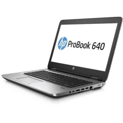 HP ProBook 640 G1 14" Refurbished Laptop, Intel I5 4210M 2.6GHz Processor, 12GB Memory, 180GB SSD, Windows 10 Pro
