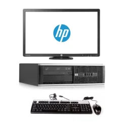HP 6300 Pro Sff Refubrished Desktop Computer With 22" LCD Monitor, Intel Core I5-3570, 16GB Memory, 1TB HDD, DVD Windows 10 Pro