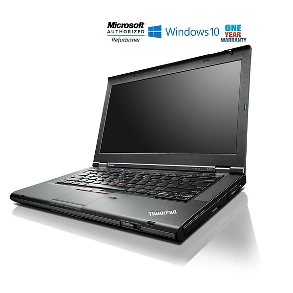 Lenovo ThinkPad T430 14" Laptop, Intel Core I5 2.6GHz, 8GB RAM, 120GB Solid State Hard Drive, Windows 10 Pro, Refurbished 1 Lenovo ThinkPad T430 14" Laptop, Intel Core I5 2.6GHz, 8GB RAM, 120GB Solid State Hard Drive, Windows 10 Pro, Refurbished