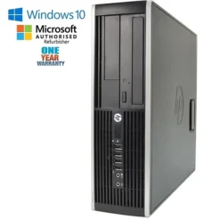 HP ProDesk 6200 Pro Desktop Computer, Intel® Core™, I5-2400 3.1GHz, Small Form Factor, Refurbished