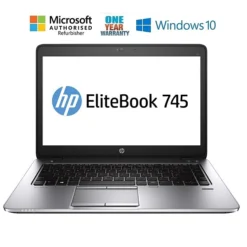 HP EliteBook 745 G2, 14" Refurbished Laptop, AMD A6 7050B 2.2GHz Processor, 8 GB Memory, 128GB SSD, Windows 10