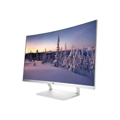 HP 27 Monitor, 27" Curved LED Backlit Monitor, Pike Silver -LENO Computer Shop sp43806699 s7